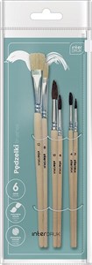 Obrazek Pędzelki drewniane 6szt.