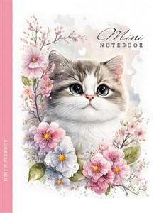 Obrazek Notatnik 128x165/64K kratka kotek FRESH