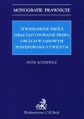 polish book : Stwierdzen... - Piotr Rodziewicz