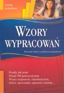 Obrazek Wzory wypracowań liceum technikum