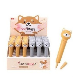 Obrazek Długopis żelowy Piesek niebieski (36szt)