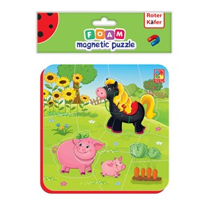 Obrazek Puzzle magnetyczne Farma RK3020-01