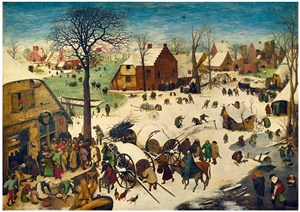 Obrazek Puzzle 1000 Spis ludności w Betlejem Bruegel, 1566