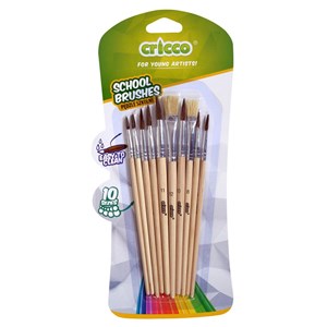 Picture of PĘDZELKI SZKOLNE CRICCO 10 SZT BLISTER