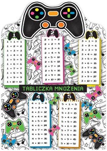 Obrazek Karta EDU A5 Tabliczka Mnożenia PAD
