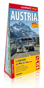 Picture of Austria (Austria); laminowana mapa samochodowa 1:500 000