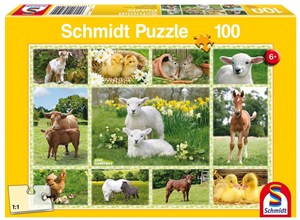 Picture of Puzzle 100 Młode zwierzęta hodowlane G3
