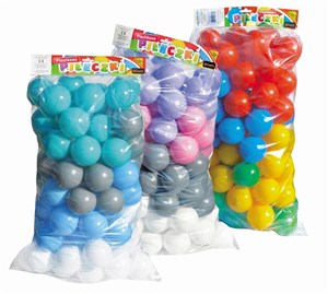 Obrazek Piłki basenowe 7cm 80szt MIX