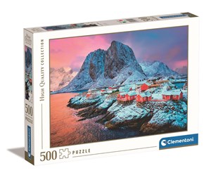 Obrazek Puzzle 500 HQ Hamnřy village 35144