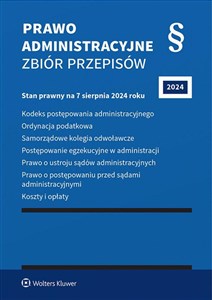 Obrazek Kodeks postępowania administracyjnego Prawo administracyjne. Zbiór przepisów