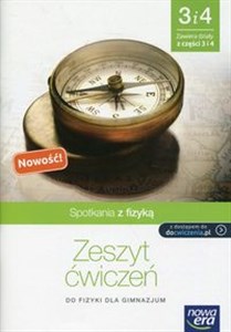 Picture of Spotkania z fizyką Część 3 i 4 Zeszyt ćwiczeń Gimnazjum. Z dostępem do cwiczenia.pl