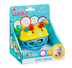 Picture of Bam bam miękka grzechotka Robaczek