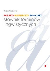 Picture of Polsko-niemiecko-rosyjski słownik terminów lingwistycznych