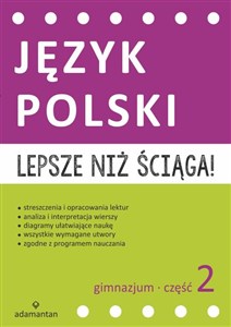 Obrazek Lepsze niż ściąga Język polski Gimnazjum Część 2