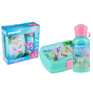Picture of Zestaw bidon + śniadaniówka PL-09 Playmobil wróżki