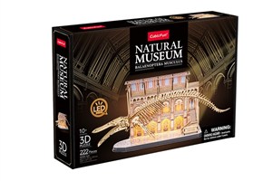 Obrazek Puzzle 3D LED Natural Museum Płetwal Błękitny
