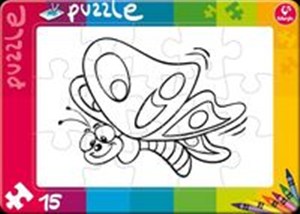 Picture of Puzzle do kolorowania 15 Motyl
