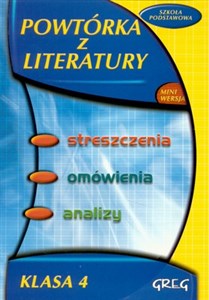 Picture of Powtórka z literatury 4 szkoła podstawowa