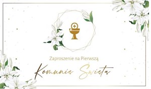 Picture of Zaproszenie Komunia (10szt)