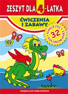 Picture of Zeszyt dla 4-latka Ćwiczenia i zabawy