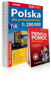 Picture of Polska dla profesjonalistów 1:200 000 Atlas samochodowy 2020/2021+ instrukcja pierwszej pomocy