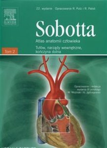Obrazek Atlas anatomii człowieka Tom 2 Sobotta Tułów, narządy wewnętrzne, kończyna dolna