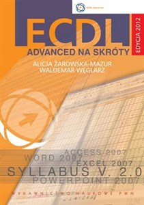 Obrazek ECDL Advanced na skróty z płytą CD Edycja 2012