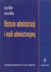 Picture of Historia administracji i myśli administracyjnej