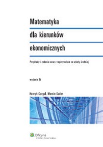 Picture of Matematyka dla kierunków ekonomicznych