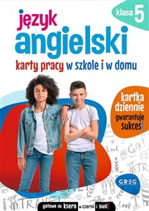 Picture of Język angielski. Karty pracy w szkole i w domu - klasa 5