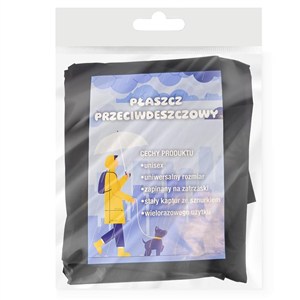 Picture of Płaszcz przeciwdeszczowy czarny