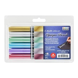 Picture of Pisaki pędzelkowe Opaque Brush 6 kolorów