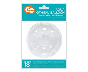 Picture of Balon Aqua kryształowy bez nadruku 37cm