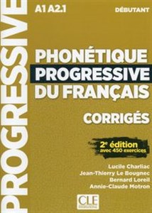 Picture of Phonetique progressive du francais Debutant A1-A2.1 Klucz do nauki fonetyki języka francuskiego