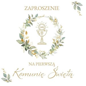 Picture of Zaproszenie Komunia (10szt)