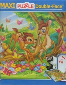 Picture of Puzzle dwustronne 2w1 Maxi 108 Bambi
