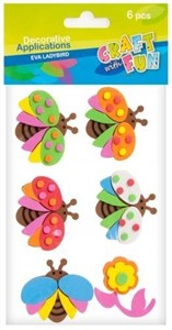 Picture of Ozdoba dekoracyjna samoprzylepna pianka owady