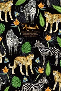 Obrazek Notatnik ozdobny 145x197/80K kratka TW Zebry