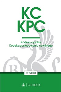 Picture of KC. KPC. Kodeks cywilny. Kodeks postępowania cywilnego. Edycja Sędziowska