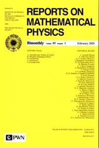 Picture of Raport on Mathematical Physics 85/1 Polska