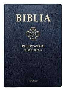 Obrazek Biblia pierwszego Kościoła pvc granatowa