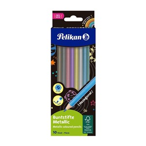 Obrazek Kredki mettalic 10 kolorów
