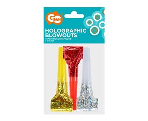 Obrazek Trąbki holograficzne 3szt