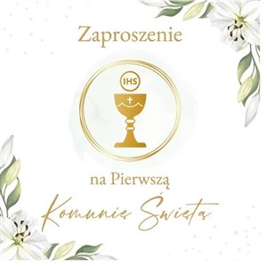 Picture of Zaproszenie Komunia (10szt)