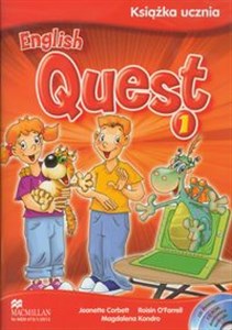 Obrazek English Quest 1 Książka ucznia + 2 CD Szkoła podstawowa