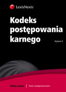 Picture of Kodeks postępowania karnego