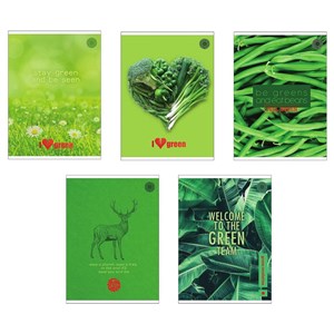Picture of Zeszyt A5/60K kratka Think Green (10szt)