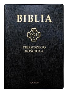 Obrazek Biblia pierwszego Kościoła pvc czarna