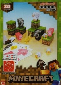 Obrazek Minecraft Papercraft Zestaw mobów Zwierzęta