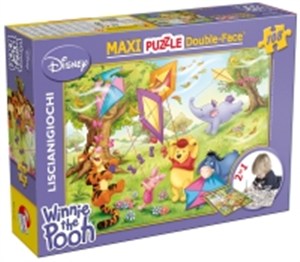 Obrazek Puzzle dwustronne Maxi Kubuś Puchatek 108